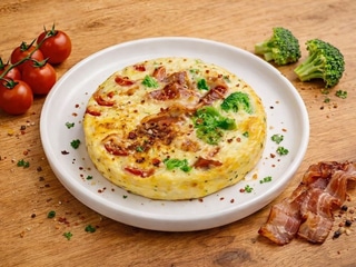 Омлет фрітата з куркою