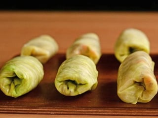 Gołąbki z pieczarkami, ok. 600 gr