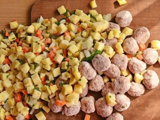 Zupa z pulpecikami, ok. 0,5 kg