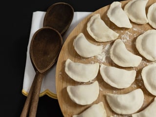 Pierogi z kapustą i borowikami, ok. 1 kg
