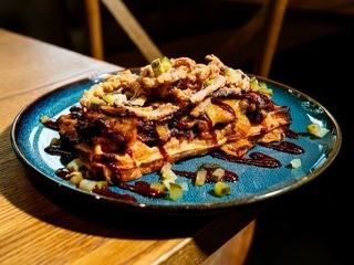 Vafla pulled pork