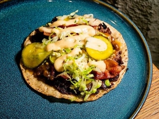 Taco burger