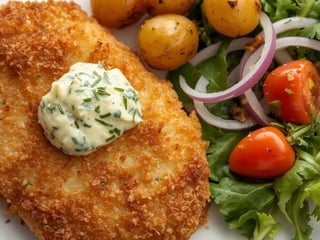 Kuřecí řízek & Grenaille brambory