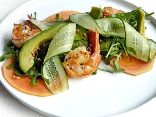Салат із королівською креветкою