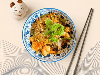 Локшина рисова з морепродуктами 🌱 🇹🇭