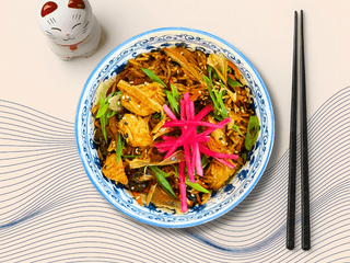 Пряний рис стір-фрай з куркою 🇹🇭