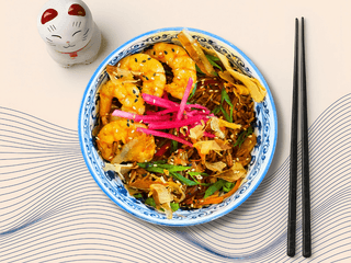 Пряний рис стір-фрай з креветкою 🇹🇭