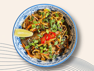 Локшина Удон з хрусткими овочами  🌱 🇹🇭