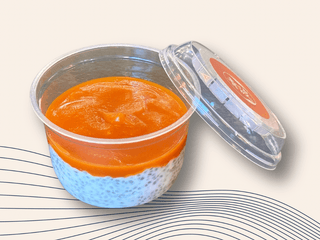 Пудінг з чіа та китайським гарбузом хоккайдо