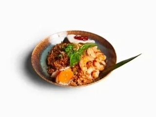THAI CHILLI BASIL FRIED RICE - Prawns