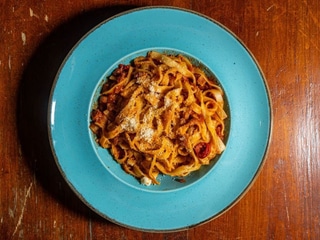 Tagiatelle all'Amatriciana