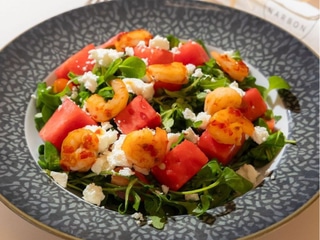 Červený melón a feta