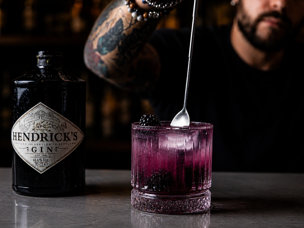 BLACKBERRY GIN TONIC