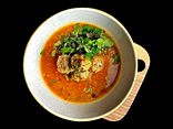 Бозбаш пряний суп із баранини з фрікадельками