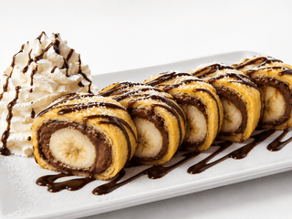 Nutella Tamago Banana Roll    