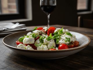 Mozzarella so šalátom