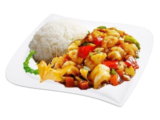 M31 Krevety kung-pao s rýží