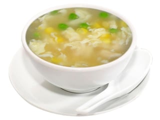 2 Kukuřičná polévka s kuřecím masem