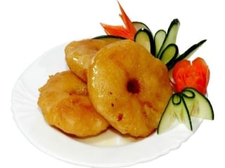 94 Smažený ananas na medu