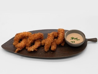 Colas de gamba en panko con nuestra salsa japo