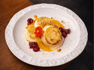 Сирники з кокосовим кремом