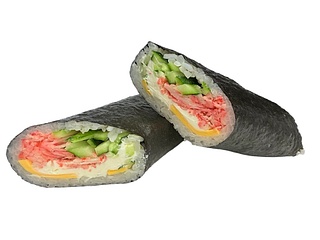 Суші шаурма з крабом