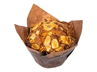 Мафін карамельний з фундучним праліне