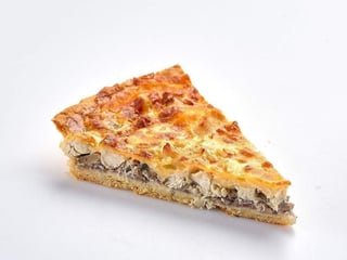 Кіш з куркою і грибами