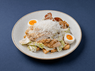 Caesar Salad with Chicken & Bacon