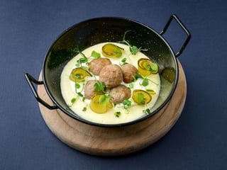 Fleischbällchen mit Kartoffelpüree