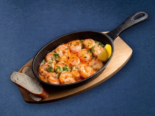 Shrimp in White Wine Sauce