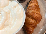 Солодка вівсяна каша з еспумою з морозива (Sweet oatmeal with ice cream espuma)          