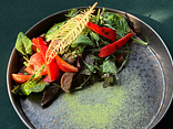 Салат з телятиною в устричному соусі (Salad with veal in oyster sauce)