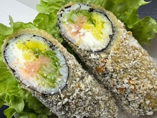 Sushi wrap Łosoś