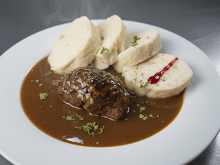 26. Španělský ptáček  s houskovými knedlíky