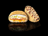 Sushi burger з вугром і лососем