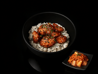 Sweet chilli chicken s rýží