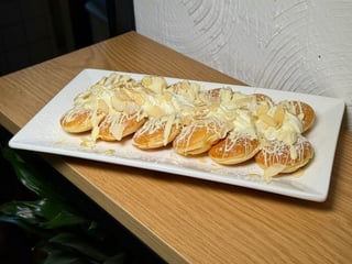 Mini palacinky s bielou čokoládou a mascarpone
