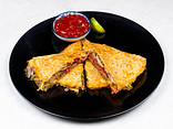 Pork carnitas quesadilla