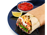 Chicken asado burrito