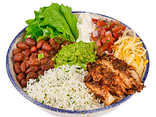 Chicken asado burrito bowl