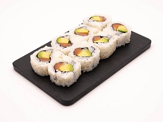 Uramaki salmón (8 unidades)