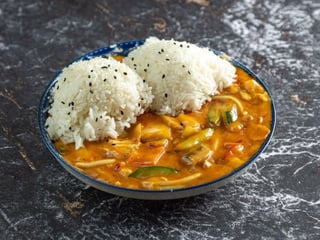 41. Ryż z wieprzowiną i warzywami🌶️