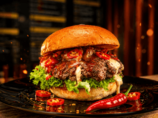 Smash chilli burger Novinka🌶️😉