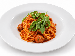 Spaghetti con Polpettine
