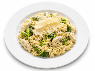 Fusilli con Pollo e Broccoli