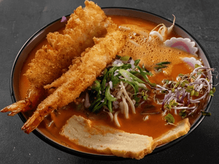 Tonkotsu TomYum Ramen Krewetka Panko