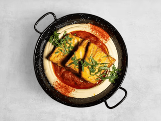 Hummus & vegan shakshuka