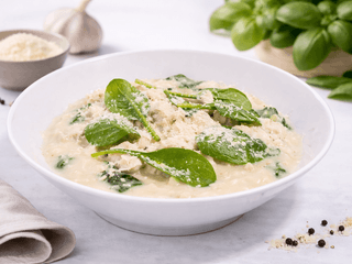 Risotto Pollo e spinaci