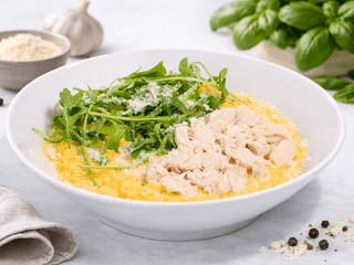 Šafránové risotto s kuřecím masem